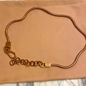 Dolce and Gabanna Belt pink gold